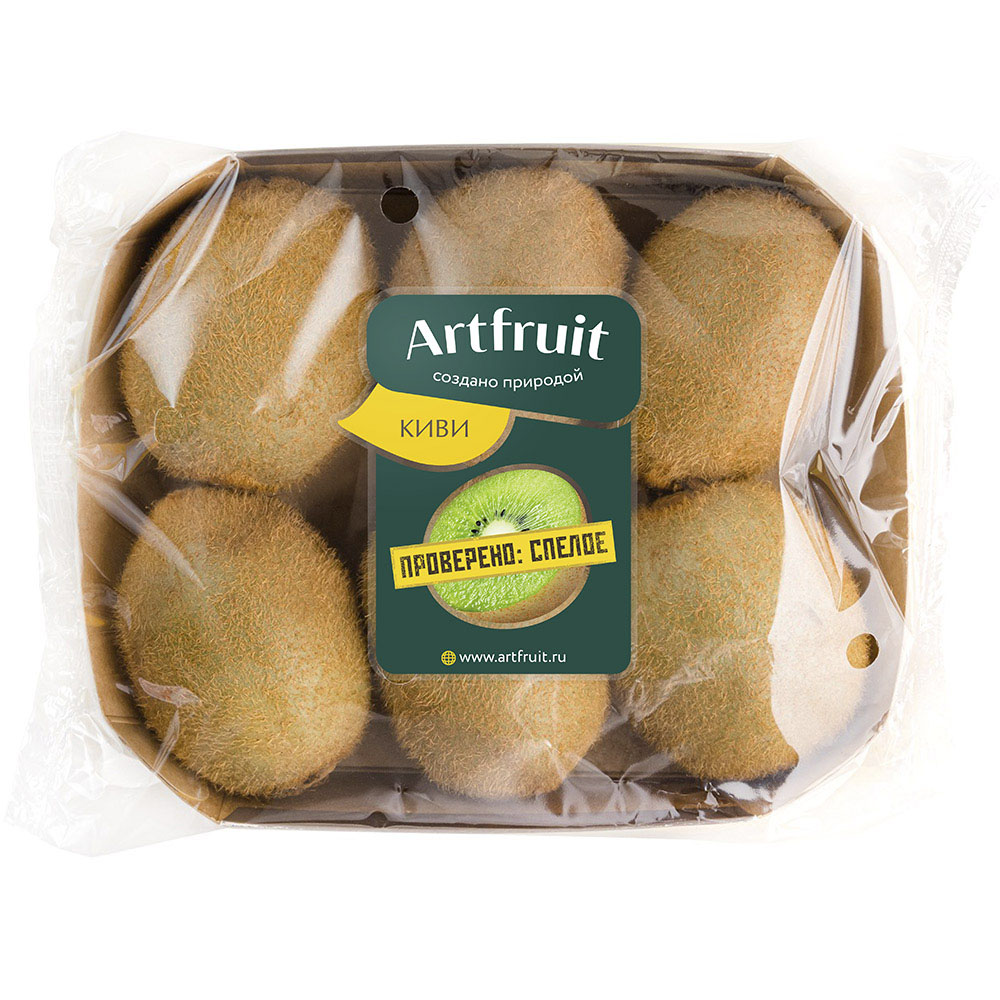 Киви Artfruit Green свежие 6шт, 550г купить с доставкой на дом, цены в  интернет-магазине