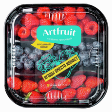 Ягодный микс Артфрут голубика-малина-клубника, 300г
