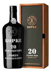 Вино Kopke Porto портвейн 20 лет в подарочной упаковке, 0.75л