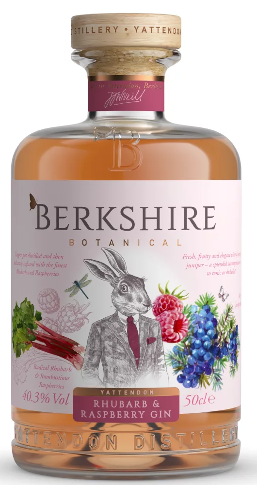 Джин Berkshire Botanical Rhubarb&Raspberry Ревень и малина, 0.5л