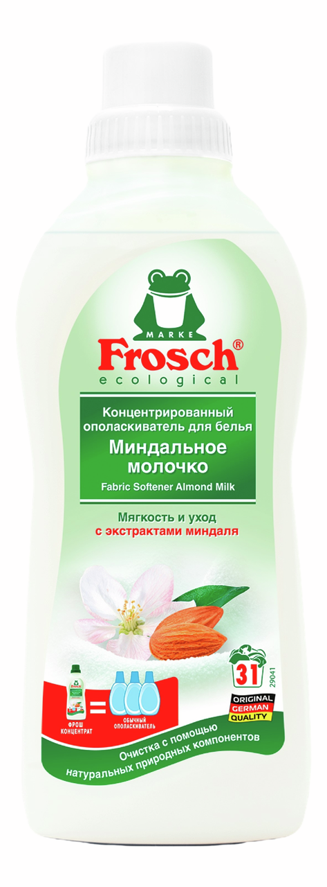 Изображение товара Ополаскиватель для белья Frosch миндальное молочко 750 мл экологически безопасный