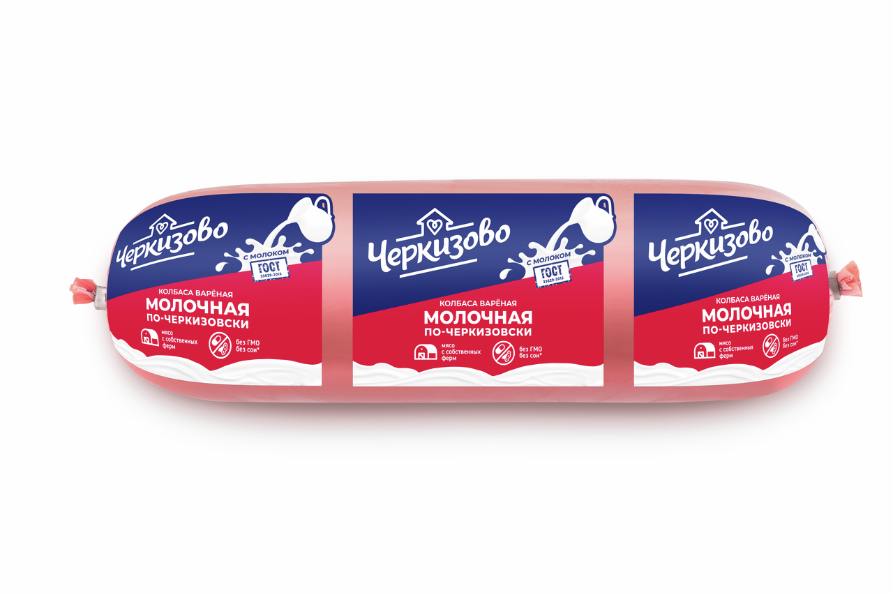 Колбаса молочная Черкизово по-черкизовски вареная, ~1кг