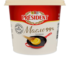 Масло сливочное President топленое ГОСТ 99%, 200г