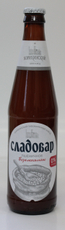 Пиво Сладовар пшеничное безалкогольное светлое, 0.5л
