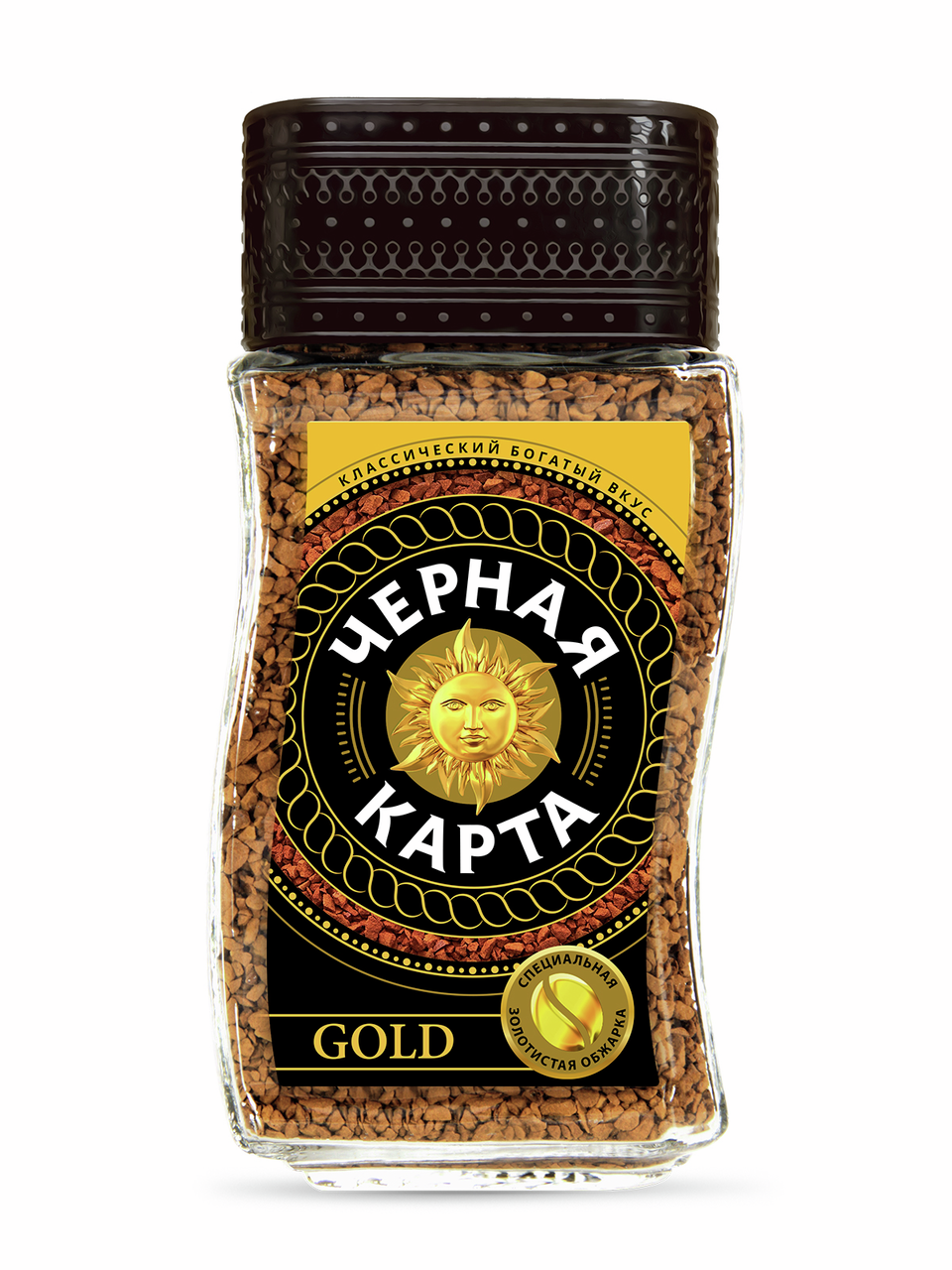Кофе Черная Карта Gold растворимый, 190г x 6 шт