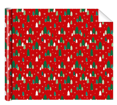 Бумага упаковочная Арт и Дизайн глянцевая Елочки-1, 70 x 100см