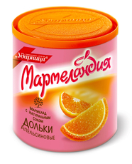 Мармелад Мармеландия Апельсиновые дольки с натуральным соком, 250г
