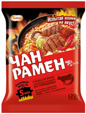 Лапша Чан рамен Доширак с острой говядиной, 120г