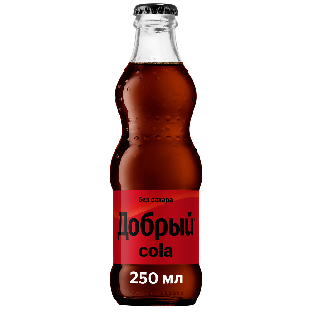 Напиток газированный Добрый Cola без сахара, 250мл купить с доставкой на дом,  цены в интернет-магазине