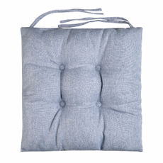 Tarrington House Сидушка с тафтингом рогожка кристалл, 40 x 40см