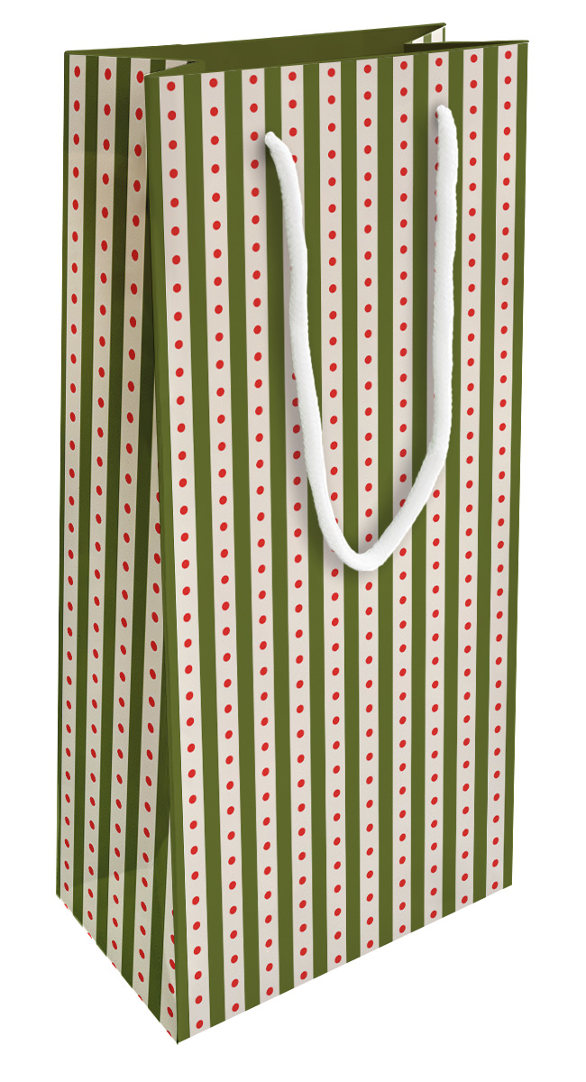 Изображение товара Пакет под бутылку Be Smart Christmas, 15 x 32см