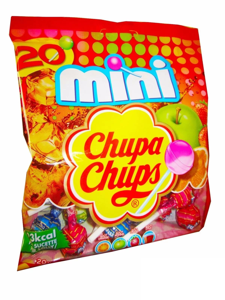 Карамель Chupa Chups Mini ассорти вкусов, 90г x 15 шт купить с доставкой на  дом, цены в интернет-магазине