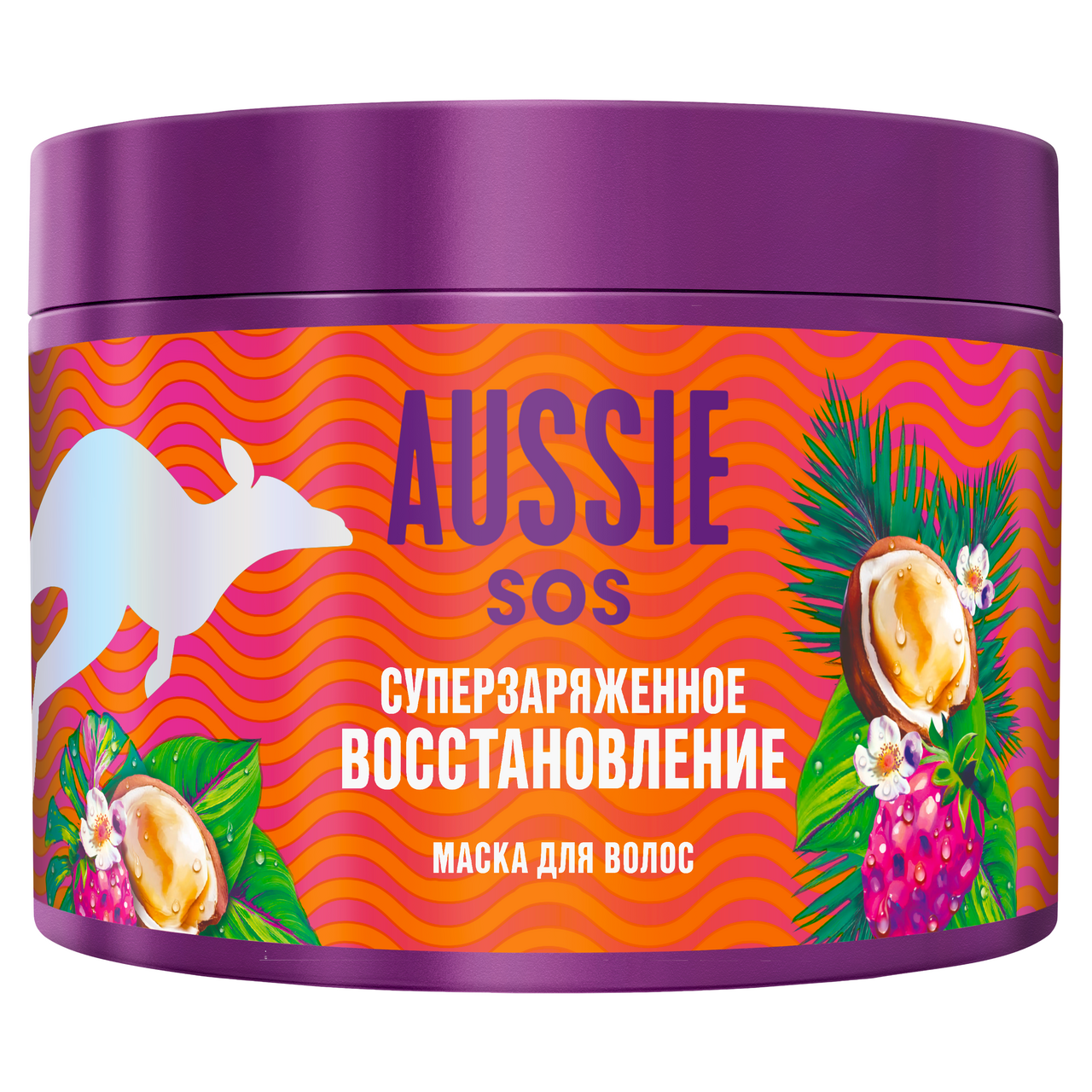 Маска для волос Aussie Sos Супер восстановление, 450мл