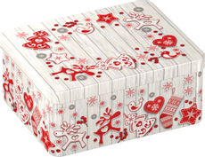 Банка Kukina Raffinata новогодний подарок 158 x 128мм, 1.25л