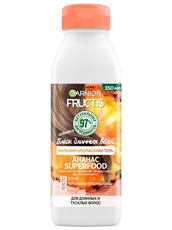 Бальзам-ополаскиватель Garnier Fructis Superfood Ананас для длинных и тусклых волос, 350мл