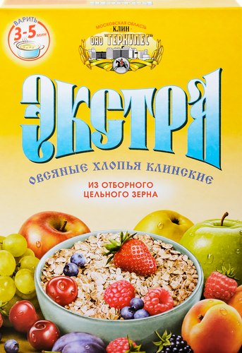 Хлопья овсяные Клинские экстра, 500г купить с доставкой на дом, цены в ...