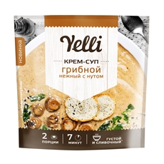 Крем-суп Yelli грибной нежный с нутом, 70г