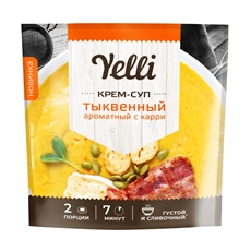 Крем-суп Yelli тыквенный ароматный с карри, 70г