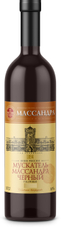 Вино Массандра Мускатель Черный Десертное красное сладкое, 0.75л