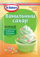 Сахар ванильный Dr.Bakers зеленый, 8г