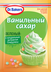 Сахар ванильный Dr.Bakers зеленый, 8г