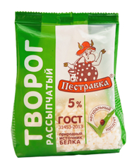 Творог рассыпчатый Пестравка 5%, 300г