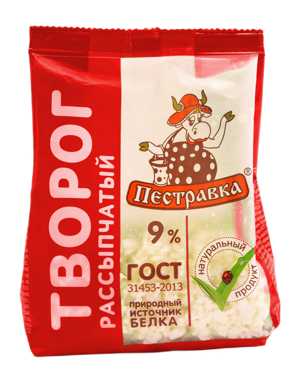 Творог рассыпчатый Пестравка 9%, 300г