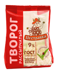 Творог рассыпчатый Пестравка 9%, 300г