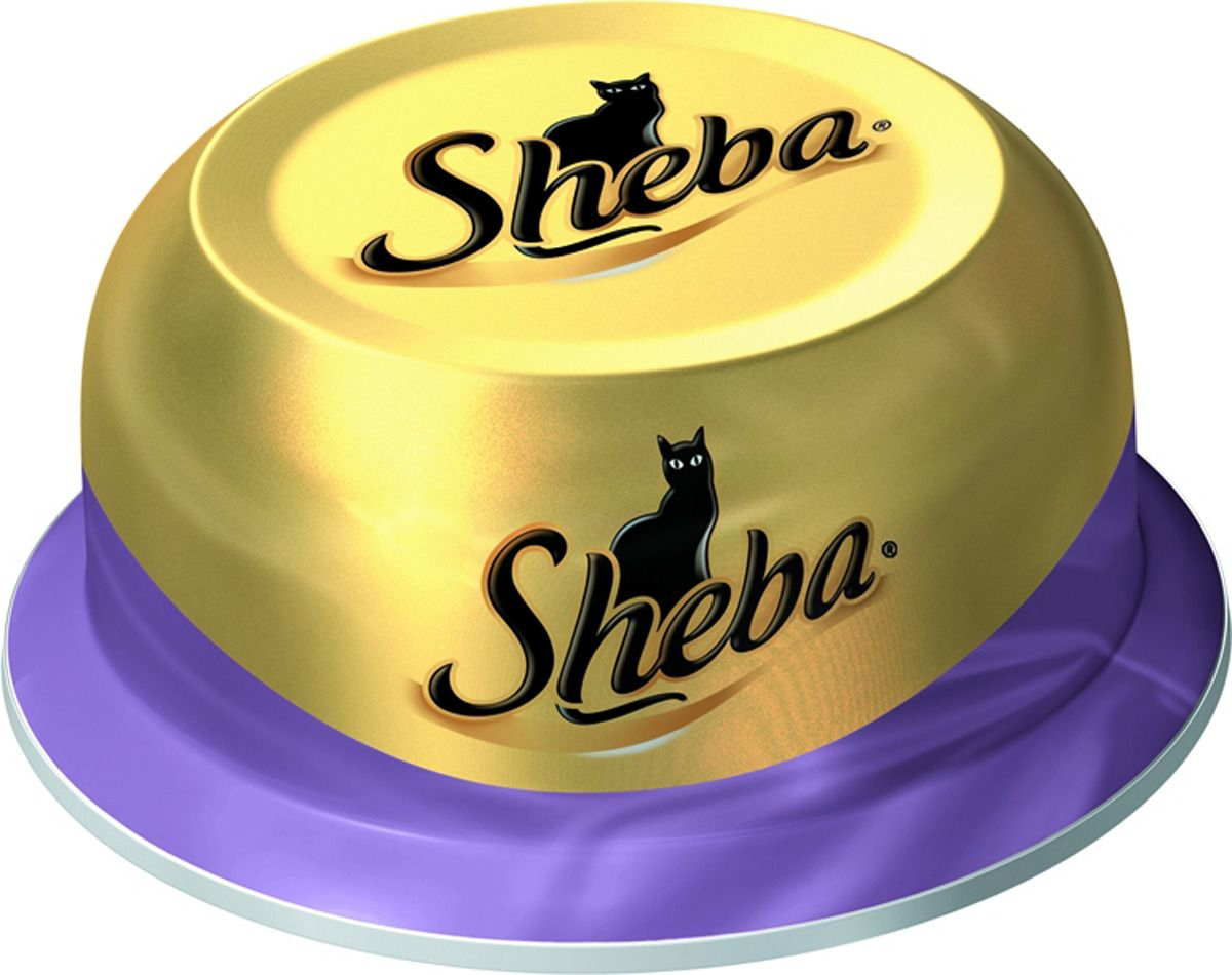 Корм влажный Sheba для взрослых кошек Коктейль с тунцом и отборными ...