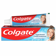 Зубная паста Colgate Бережное отбеливание, с фтором и кальцием, 100мл