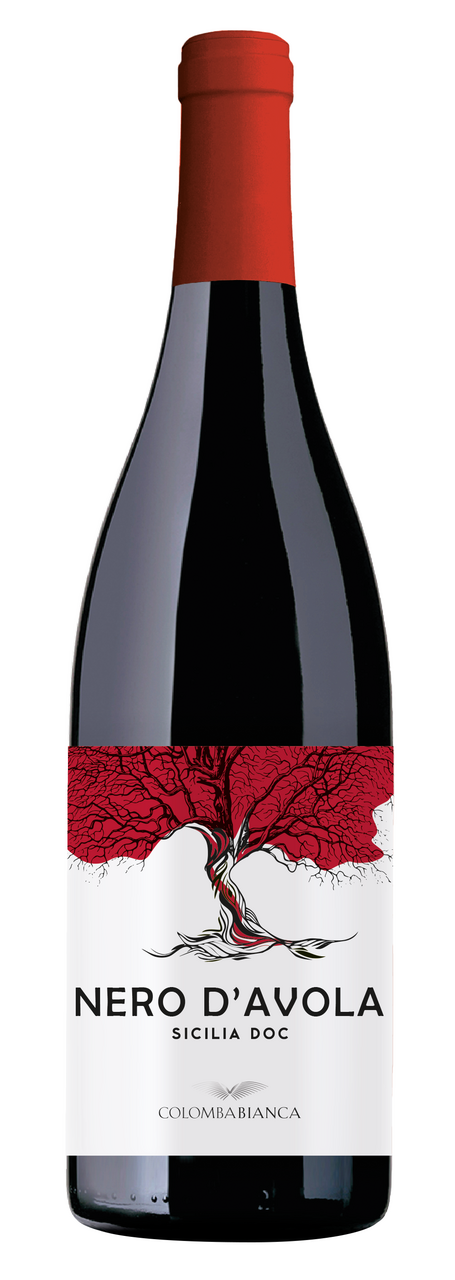 Изображение товара Вино Colomba Bianca Nero d'Avola красное полусухое 0.75л из Италии