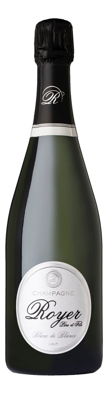 Вино игристое Шампань Royer Blanc de Blancs белое брют, 0.75л