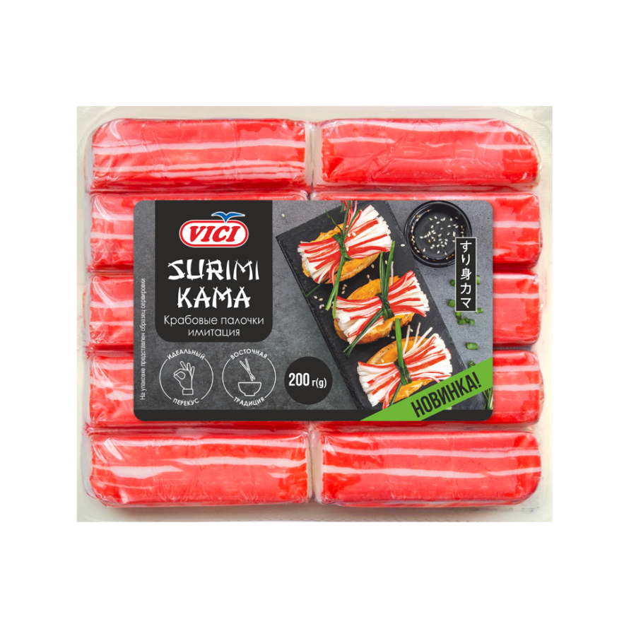 Палочки крабовые Vici Surimi Kama, 200г