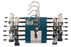 METRO PROFESSIONAL Вешалка для брюк с зажимами металлические пвх, 6шт