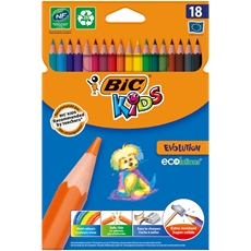 Карандаши цветные BIC Kids Evolution, 18шт