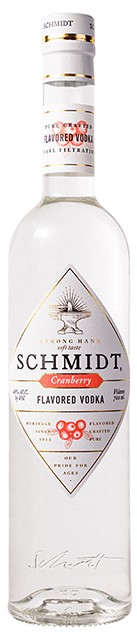 Изображение товара Водка Schmidt клюква 0.7 л премиум с жемчужной фильтрацией