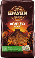 Сахар тростниковый Брауни Demerara Gold кристаллический, 900г
