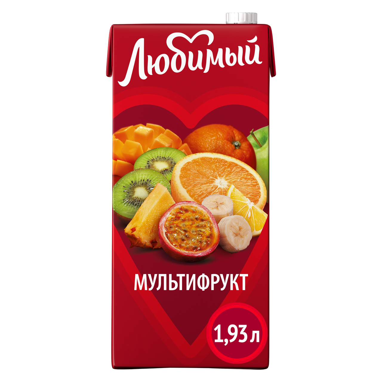 Изображение товара Напиток сокосодержащий Любимый тропический микс, 1.93л