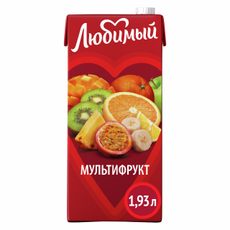 Напиток сокосодержащий Любимый тропический микс, 1.93л