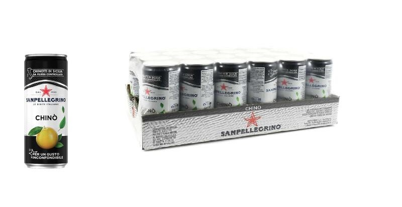 Напиток газированный Sanpellegrino Chino померанец, 330мл x 24 шт