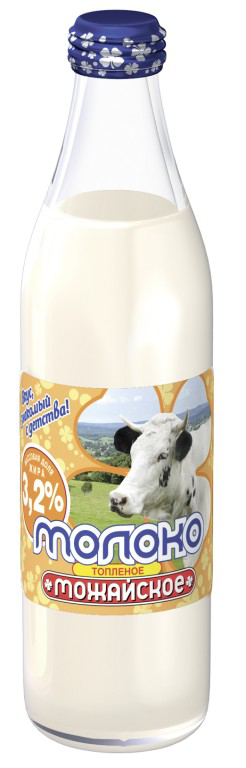 Молоко топленое МОЖАЙСКОЕ стерилизованное 3,2% 0,45 л