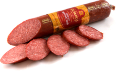 Колбаса Дэмка Сервелат Зернистый варено-копченая, ~624г