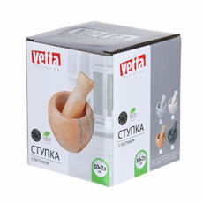 Ступка с пестиком Vetta мрамор, 10 x 7.5см
