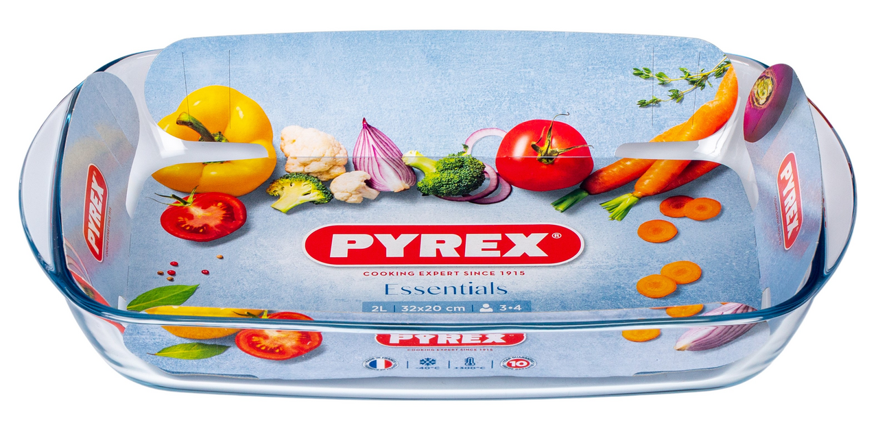 Изображение товара Форма для запекания Pyrex Essential 2л, 33 x 20 x 5см