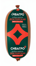 Колбаса докторская Сибагро вареная категории А ГОСТ, 350г