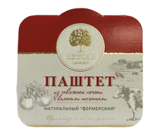 Паштет Добринское Фх из говяжьей печени с вялеными томатами, 100г