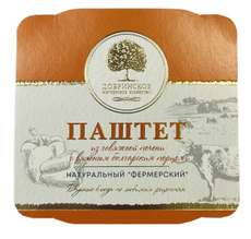 Паштет Добринское Фх из говяжьей печени с вяленым перцем, 100г