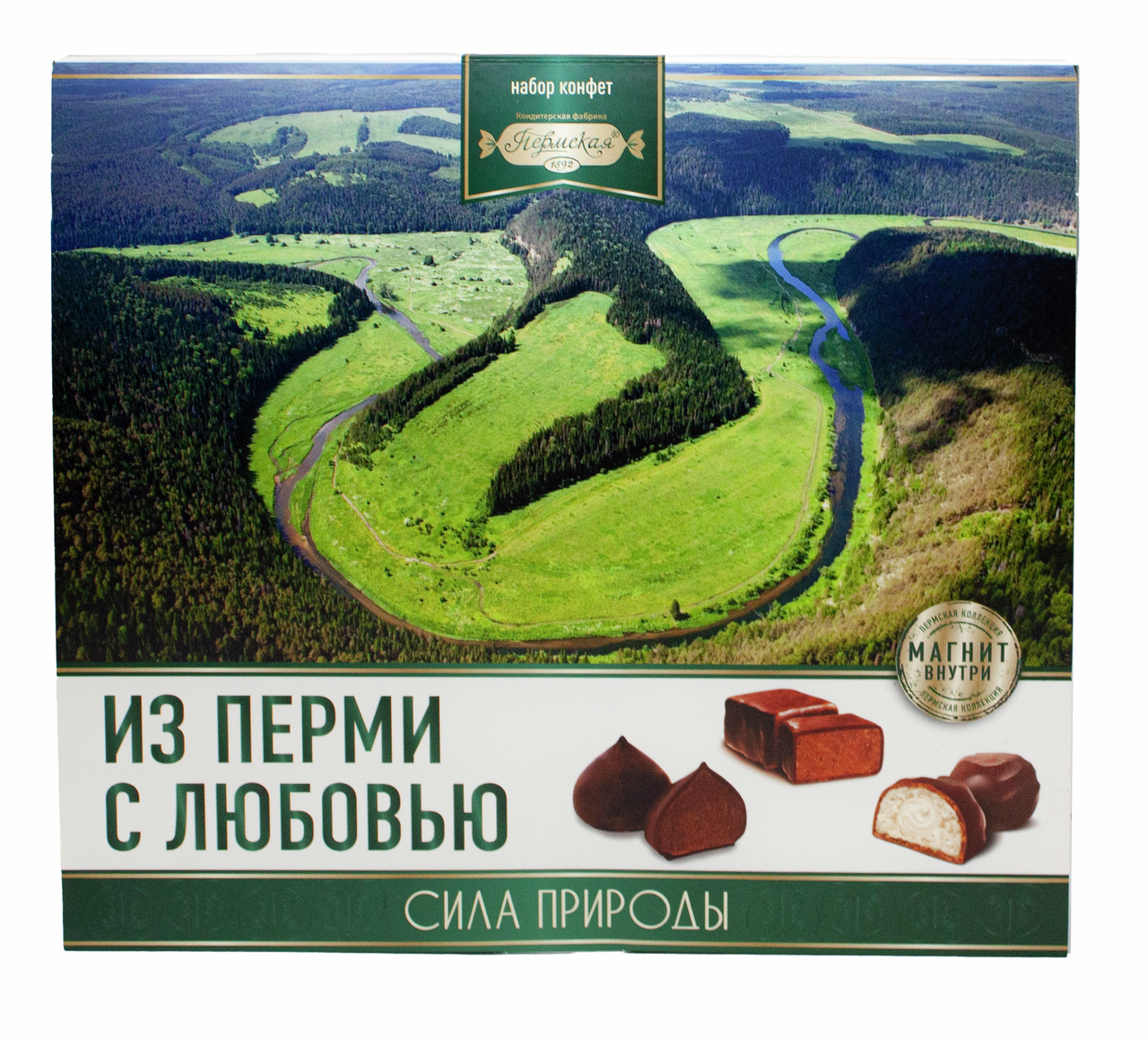 Конфеты КФ Пермская Из Перми с любовью, 215г