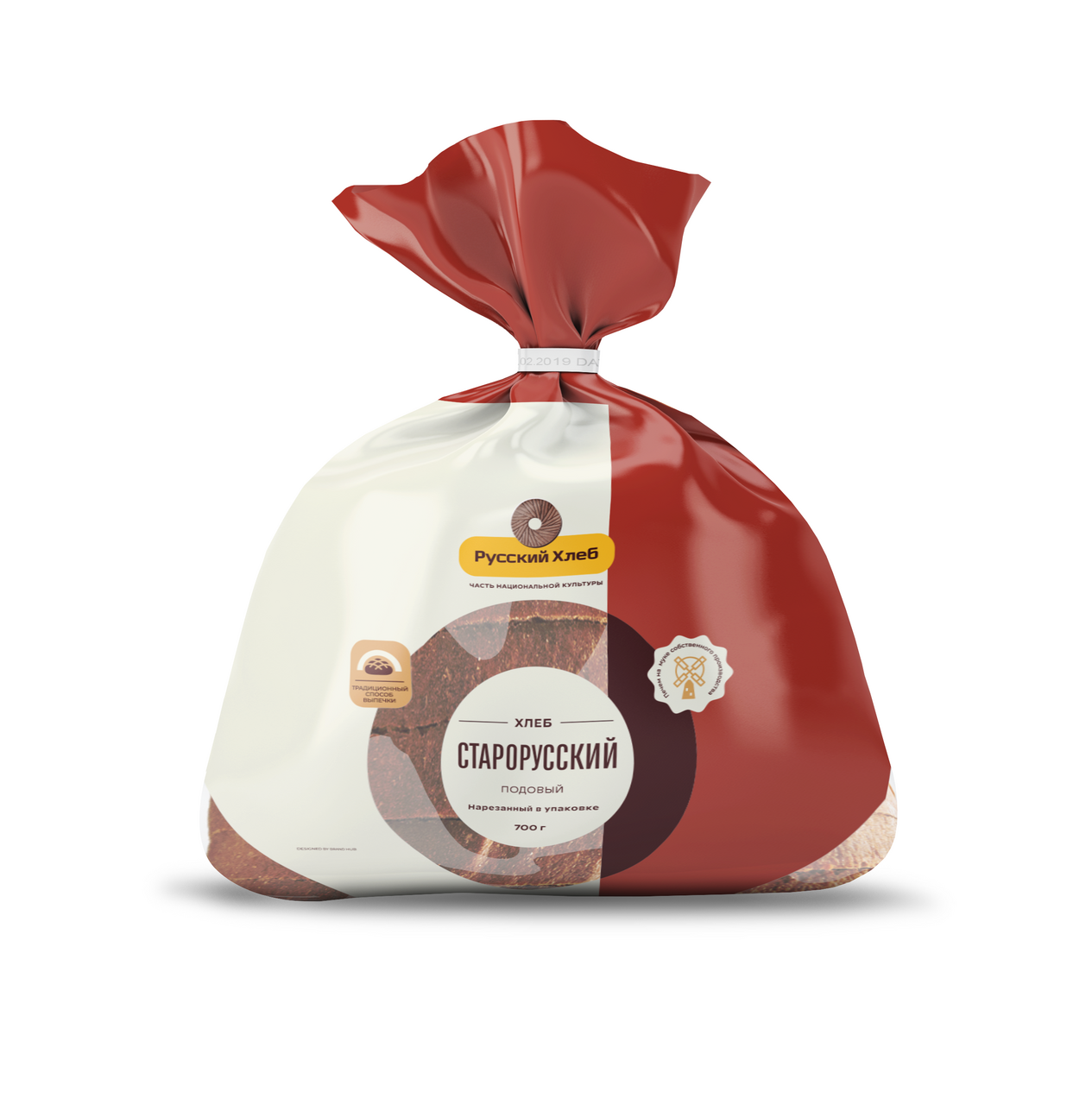 Хлеб Русский хлеб старорусский нарезка, 700г