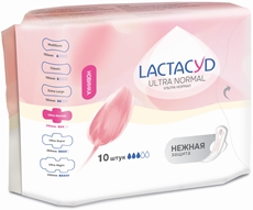 Прокладки Lactacyd Ultra Normal впитывающие, 10шт